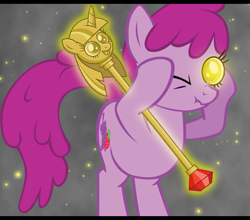 Size: 1161x1024 | Tagged: safe, derpibooru import, berry punch, berryshine, earth pony, pony, princess twilight sparkle (episode), season 4, mind control, solo, twilight scepter