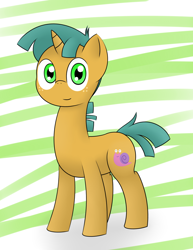 Size: 1350x1750 | Tagged: safe, artist:pvryohei, derpibooru import, snails, pony, unicorn, colt, freckles, horn, male, solo