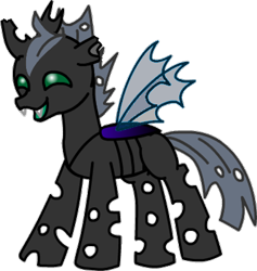 Size: 550x580 | Tagged: safe, artist:youwillneverkno, derpibooru import, oc, oc only, changeling, changelingified, simple background, solo, transparent background, vector