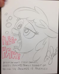 Size: 902x1136 | Tagged: safe, artist:andypriceart, derpibooru import, berry punch, berryshine, drunk, solo, traditional art