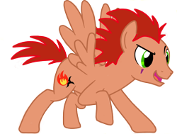 Size: 846x638 | Tagged: safe, pegasus, pony, axel, kingdom hearts, lea, ponified, simple background, solo, transparent background, vector