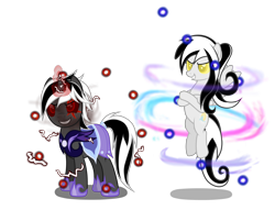 Size: 5500x4200 | Tagged: safe, artist:junkiesnewb, oc, oc only, oc:meridiem solare, oc:nox arcana, pegasus, pony, unicorn, absurd resolution, guard