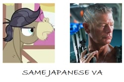 Size: 500x330 | Tagged: safe, cranky doodle donkey, donkey, avatar, colonel miles quaritch, exploitable meme, james cameron's avatar, meme, same voice actor, takayuki sugo