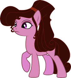 Size: 3404x3730 | Tagged: safe, artist:daydreamsyndrom, derpibooru import, hercules, high res, meg, megara, ponified, simple background, solo, transparent background, vector