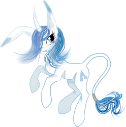 Size: 804x811 | Tagged: safe, artist:star-crossed-voyager, derpibooru import, oc, oc only, donkey, hybrid, pony, unicorn, solo