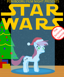 Size: 640x770 | Tagged: safe, artist:feral_socks, derpibooru import, oc, oc only, oc:flicker, ponibooru film night, solo, star wars, star wars holiday special