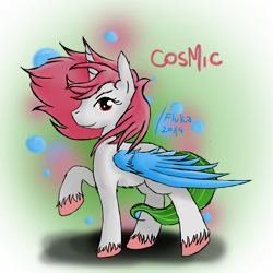 Size: 4000x4000 | Tagged: safe, artist:fluka, oc, oc only, oc:cosmic, alicorn, pony, alicorn oc, solo