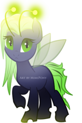 Size: 349x524 | Tagged: safe, artist:mimipony, derpibooru import, oc, oc only, changeling, light, simple background, solo, transparent background, vector, watermark
