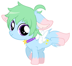 Size: 5453x5000 | Tagged: safe, artist:tzolkine, derpibooru import, oc, oc only, original species, pegasus, absurd resolution, augmented tail, filly, solo