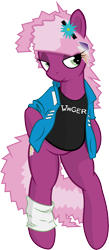 Size: 2585x5954 | Tagged: safe, artist:refro82, cheerilee, earth pony, pony, 80s, 80s cheerilee, absurd resolution, bipedal, solo, winger