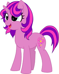 Size: 897x1122 | Tagged: safe, artist:tambelon, pony, unicorn, g3, dazzle surprise, female, g3 to g4, mare, solo