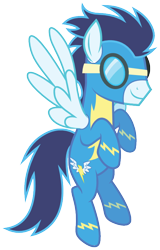 Size: 500x783 | Tagged: safe, artist:rainbowderp98, derpibooru import, soarin', sonic rainboom (episode), .ai available, simple background, solo, svg, transparent background, vector, wonderbolts uniform