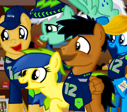 Size: 3124x2780 | Tagged: safe, artist:ajmstudios, 12th colt, 12th man, 12th mare, american football, brony, nfl, seaddle, seahawks, seattle, seattle seahawks, super bowl, super bowl xlviii