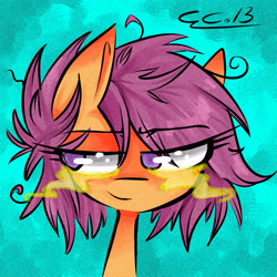 Size: 4409x4409 | Tagged: safe, artist:scootaloocuteness, scootaloo, pegasus, pony, absurd resolution, female, solo