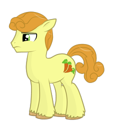 Size: 2000x2000 | Tagged: safe, artist:shark-sheep, derpibooru import, carrot top, golden harvest, rule 63, solo, unshorn fetlocks