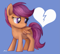 Size: 841x746 | Tagged: safe, artist:mn27, derpibooru import, scootaloo, flight to the finish, heartbreak, sad, solo