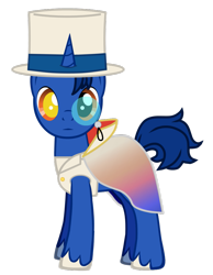 Size: 787x1014 | Tagged: safe, derpibooru import, edit, pony creator, cape, clothes, count bleck, hat, looking at you, monocle, nintendo, paper mario, ponified, simple background, solo, super mario bros., super paper mario, top hat, transparent background, unshorn fetlocks, vector, video game