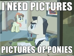 Size: 610x463 | Tagged: safe, rarity takes manehattan, hat, image macro, impact font, meme, pen, rotary phone, watermark