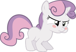 Size: 6000x4137 | Tagged: dead source, safe, artist:sir-teutonic-knight, sweetie belle, .svg available, absurd resolution, cute, diasweetes, holding breath, puffy cheeks, simple background, solo, transparent background, vector