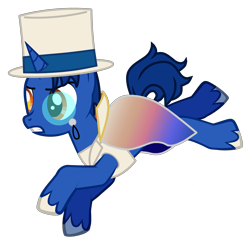 Size: 2545x2451 | Tagged: safe, derpibooru import, edit, pony creator, cape, clothes, count bleck, hat, monocle, nintendo, paper mario, ponified, simple background, solo, super mario bros., super paper mario, top hat, transparent background, unshorn fetlocks, vector, video game