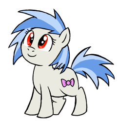 Size: 377x387 | Tagged: safe, artist:darlimondoll, derpibooru import, oc, oc only, magical lesbian spawn, offspring, parent:octavia melody, parent:vinyl scratch, parents:scratchtavia, solo