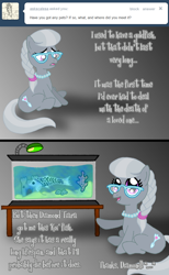 Size: 764x1240 | Tagged: safe, artist:sephiroth7734, derpibooru import, silver spoon, fish, aquarium, comic, solo, tumblr