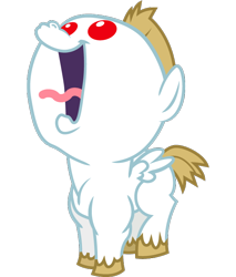 Size: 576x677 | Tagged: safe, artist:ah-darnit, bulk biceps, pony, baby, baby pony, colt, foal, simple background, solo, transparent background, vector, younger