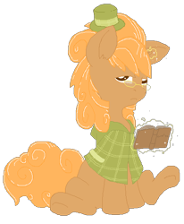 Size: 463x562 | Tagged: safe, artist:princessamity, derpibooru import, oc, oc only, pony, unicorn, aura, book, clothes, glasses, hat, looking at you, magic, pixel art, shawl, simple background, sitting, solo, sparkles, unamused