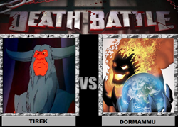 Size: 900x643 | Tagged: safe, lord tirek, tirac, g1, death battle, dormammu, exploitable meme, meme