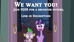 Size: 1280x720 | Tagged: safe, derpibooru import, pony, drama, mane, recruitment poster, reddit