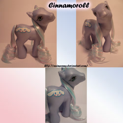 Size: 2000x2000 | Tagged: safe, artist:animeamy, derpibooru import, cinnamoroll, custom, ponified, sanrio, toy