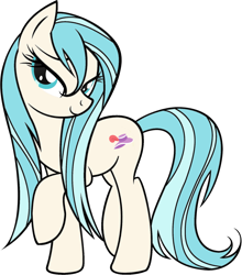 Size: 1406x1600 | Tagged: safe, derpibooru import, coco pommel, earth pony, pony, female, mare, solo, two toned mane, wet mane