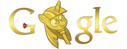 Size: 1800x700 | Tagged: safe, artist:thepatrollpl, derpibooru import, google, logo, logo parody, meme, simple background, solo, theme, transparent background, twilight scepter