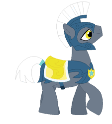 Size: 458x510 | Tagged: safe, artist:gabythehedgehog, derpibooru import, oc, oc only, pony, unicorn, guard, solo