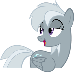 Size: 903x885 | Tagged: safe, artist:gohlanblack, derpibooru import, silverspeed, pegasus, pony, simple background, solo, transparent background, vector