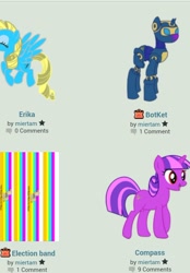 Size: 480x689 | Tagged: safe, artist:miertam, screencap, oc, oc only, deviantart, recolor, trace, twitterponies, vector