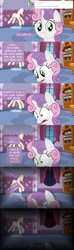 Size: 1280x4320 | Tagged: safe, artist:broken-pen, derpibooru import, sweetie belle, comic, frown, open mouth, sad, shivering, solo, tumblr, wide eyes, yours-yearly-sweetie-belle