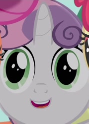 Size: 772x1080 | Tagged: safe, screencap, apple bloom, scootaloo, sweetie belle, twilight time, cute, faic, reaction image