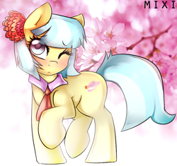 Size: 816x766 | Tagged: safe, artist:mixipony, coco pommel, cocobetes, cute, solo