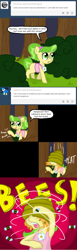 Size: 640x2071 | Tagged: safe, artist:ficficponyfic, derpibooru import, chickadee, ms. peachbottom, bee, cyoa, cyoa:peachbottom's quest, tumblr