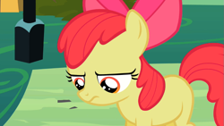 Size: 969x545 | Tagged: safe, derpibooru import, screencap, apple bloom, the cutie pox, solo