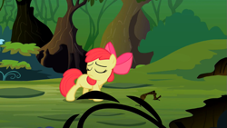 Size: 969x545 | Tagged: safe, derpibooru import, screencap, apple bloom, the cutie pox, solo