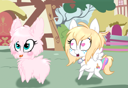 Size: 933x642 | Tagged: safe, artist:fluffikitten, derpibooru import, oc, oc only, oc:fluffle puff, oc:prettigraffiti