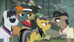 Size: 1920x1080 | Tagged: safe, derpibooru import, screencap, biff, daring do, doctor caballeron, rogue (character), withers, daring don't, henchmen