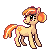 Size: 50x50 | Tagged: safe, artist:griffsnuff, oc, oc only, oc:sunny swirl, earth pony, pony, female, mare, pixel art, solo, tiny