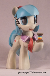 Size: 800x1220 | Tagged: safe, artist:frozenpyro71, derpibooru import, coco pommel, rainbow thread, sculpture