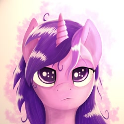 Size: 1200x1200 | Tagged: safe, artist:oliminor, derpibooru import, amethyst star, sparkler, messy mane, solo