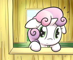 Size: 1100x900 | Tagged: safe, artist:spikedmauler, sweetie belle, pony, unicorn, female, filly, solo