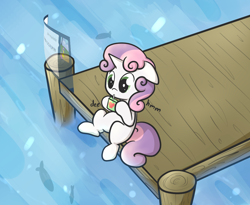 Size: 1100x900 | Tagged: safe, artist:spikedmauler, sweetie belle, pony, unicorn, female, filly, solo