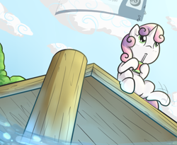 Size: 1100x900 | Tagged: safe, artist:spikedmauler, sweetie belle, pony, unicorn, female, filly, solo